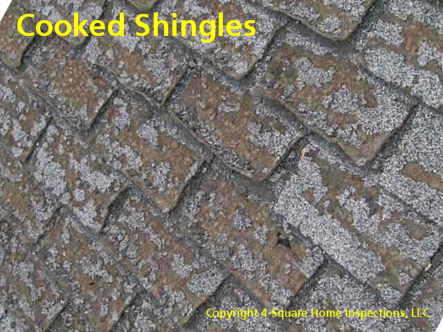 Attic with poor ventilation - shingle damage